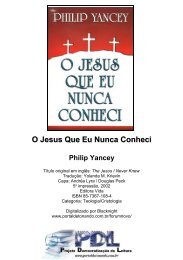 Philip Yancey - O Jesus que eu nunca conheci - Noiva de Cristo