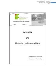 Apostila de História da Matemática - Campus Rio Pomba