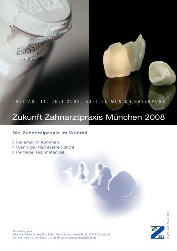 Zukunft Zahnarztpraxis München 2008 - ZBV München Stadt und Land