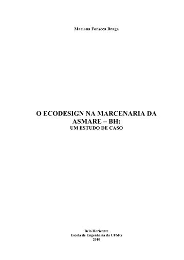 o ecodesign na marcenaria da asmare - Biblioteca Digital de Teses ...