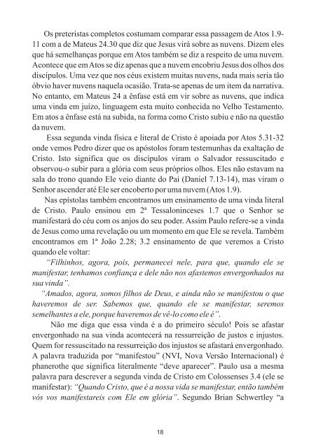 Refutando o Preterismo Completo - Revista Cristã Última Chamada.