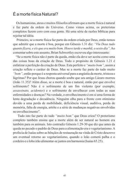 Refutando o Preterismo Completo - Revista Cristã Última Chamada.