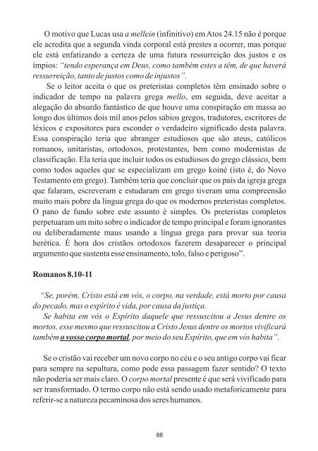 Refutando o Preterismo Completo - Revista Cristã Última Chamada.