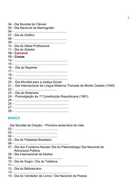 Calendario Datas Comemorativas 2013 - revisado - ANJ