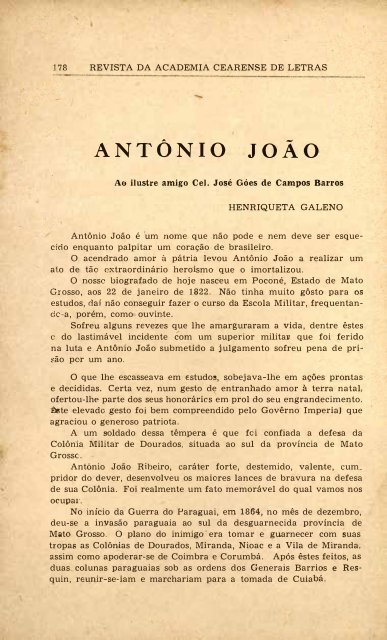 Antonio João - Henriqueta Galeno