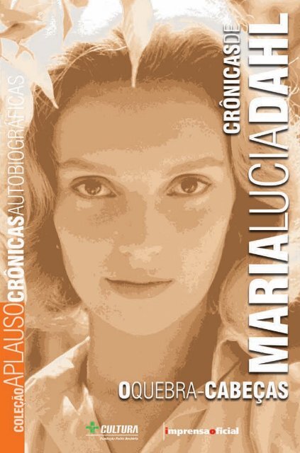 Maria Lucia Dahl - Livraria Imprensa Oficial