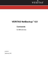 NetBackup Commands for UNIX  and Linux - Zedat