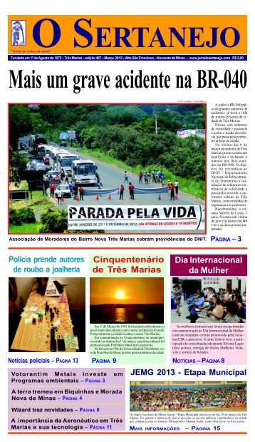 Três Marias - Jornal O Sertanejo