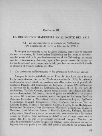 Capítulo III. La Revolución Maderista en el Norte - Bicentenario