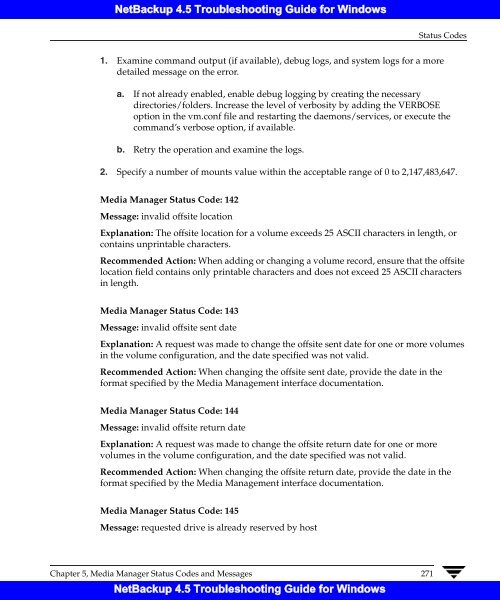 NetBackup 4.5 Troubleshooting Guide for Windows - Symantec