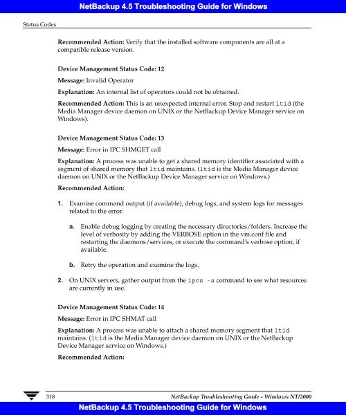 NetBackup 4.5 Troubleshooting Guide for Windows - Symantec