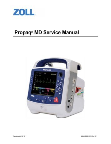 Propaq® MD Service Manual - ZOLL Medical Corporation