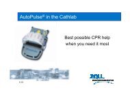 AutoPulse® in the Cathlab - ZOLL Medical Corporation