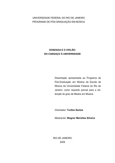 Entre o Piano e o Violão:A Modinha e a - Universidade Estadual do