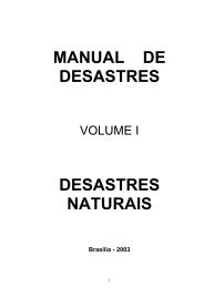 MANUAL DE DESASTRES DESASTRES NATURAIS