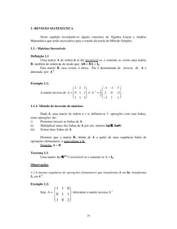 Programação Linear