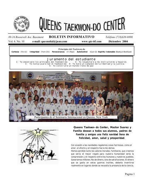 Juramento del estudiante - QTC-ITF.com