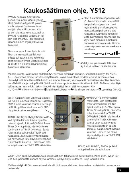 ILMALÄMPÖPUMPPU - ultimatemarket.com