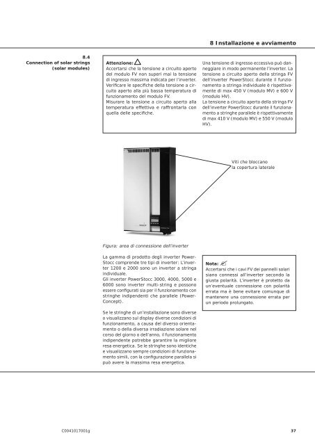 INVERTER SERIE POWERSTOCC® - Ubisol