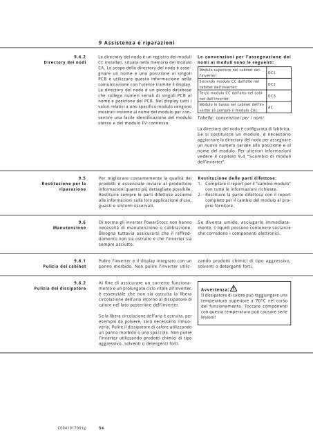 INVERTER SERIE POWERSTOCC® - Ubisol