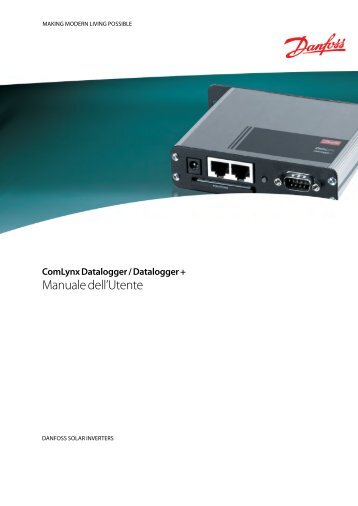 Manuale Datalogger - Danfoss