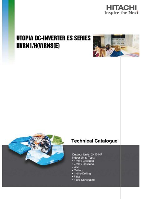 utopia dc-inverter es series hvrn1/h(v)rns(e) - AB Klimatizace, s.r.o.