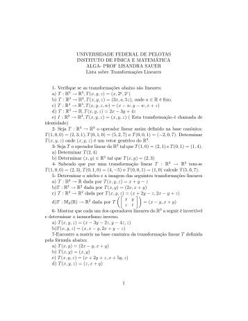 Lista Transformações Lineares - Minerva.ufpel.tche.br ...