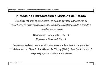 Modelo de estado - ISR