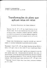 Transformações do plano que aplicam retas em retas - Revista ...