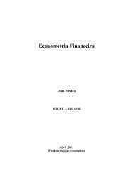 Econometria Financeira - Arquivo Escolar