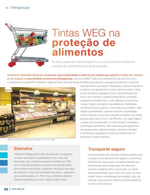 Setor de alimentação resiste a crises e prospera investindo ... - Weg