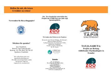 TAYJA-SARUTA: - Zoo Osnabrück