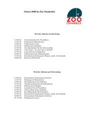 Programm - Zoo Osnabrück