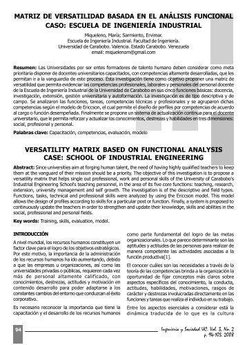 NUEVA INGENIERIA Y SOCIEDAD UC.p65 - Portal de Revistas ...