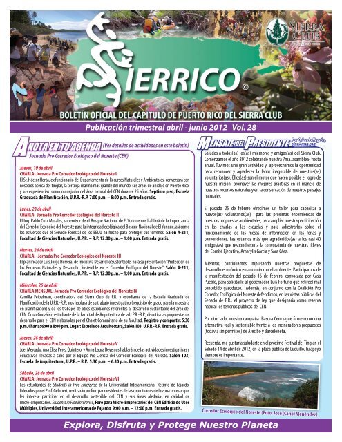 FIRST PAGE - Sierra Club Puerto Rico