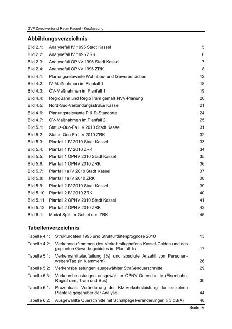 Gesamtverkehrsplan - beim Zweckverband Raum Kassel