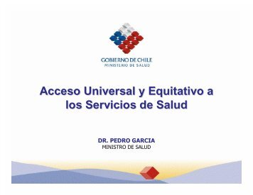 Acceso Universal y Equitativo a los Servicios de Salud - Cepal