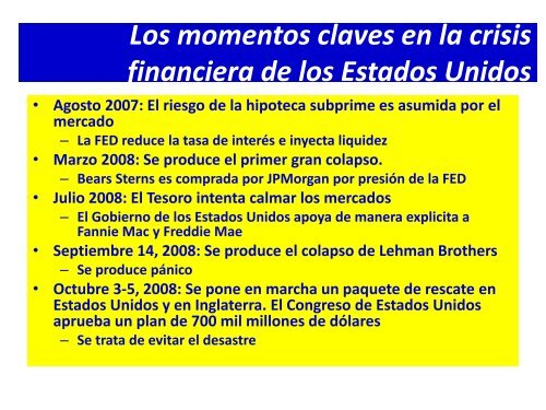 La crisis económica mundial y su impacto en la economía dominicana