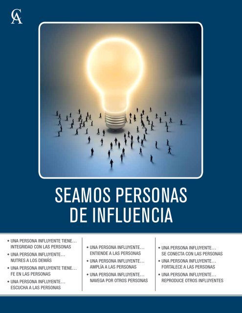 Persona Influnce SEAMOS PERSONAS DE INFLUENCIA