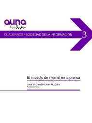 El impacto de internet en la prensa - Fundación Orange