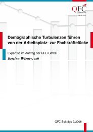 Demographische Turbulenzen führen von der - QFC