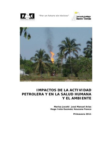 IMPACTOS DE LA ACTIVIDAD PETROLERA Y EN ... - México Tóxico