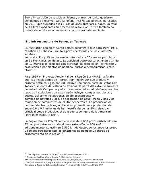 IMPACTOS DE LA ACTIVIDAD PETROLERA Y EN ... - México Tóxico