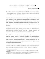 O Processo de Gerenciamento X Gestão no Trabalho do Enfermeiro1