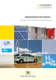Potenziale der Wasserstofftechnologie in Baden ... - e-mobil BW