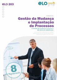 Faça o Download do detalhamento do Curso! - ELO Group