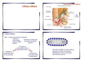 7.3 Litiaza biliara