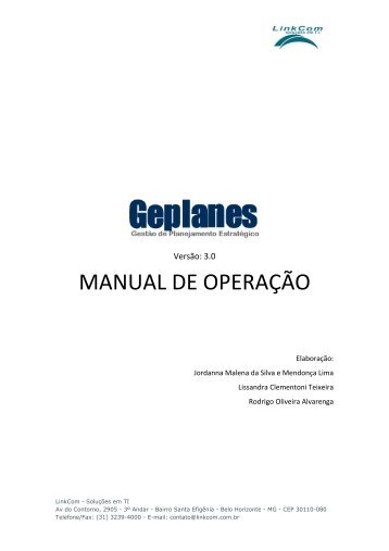 MANUAL DE OPERAÇÃO - Ifam