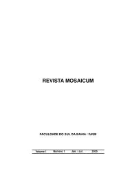 REVISTA MOSAICUM - fasb