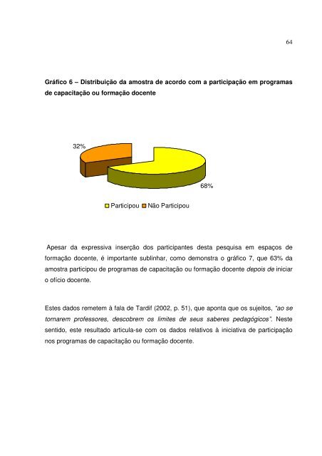 O professor do Ensino Técnico em enfermagem, a docência ... - Unicid